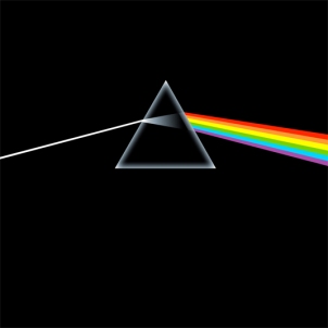 The album cover for Pink Floyd's 'Dark Side of the Moon'. One of Thorgersons most recognisable album covers